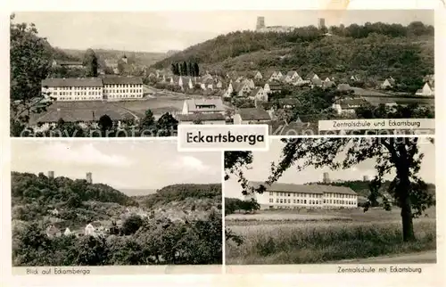 AK / Ansichtskarte Eckartsberga Panorama Zentralschule Eckartsburg Kat. Eckartsberga