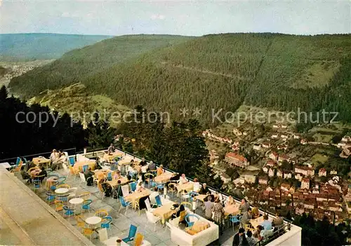 AK / Ansichtskarte Bad Wildbad Blick von der Terrasse des Sommerberghotels Kat. Bad Wildbad