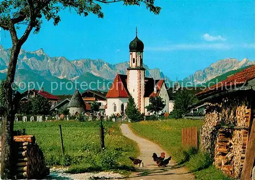 AK / Ansichtskarte Wallgau Jakobskirche Kat. Wallgau