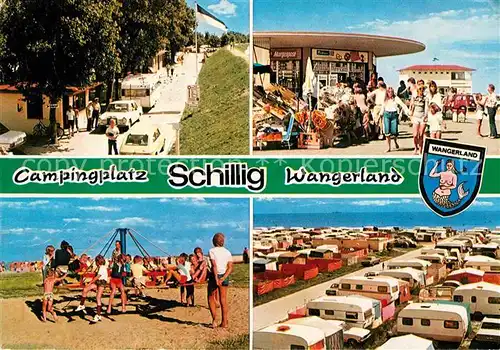 AK / Ansichtskarte Schillig Campingplatz Promenade Kat. Horumersiel Wangerland