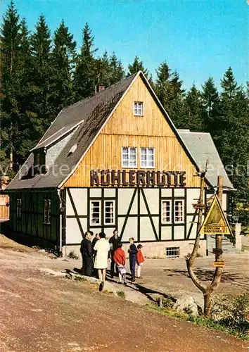 AK / Ansichtskarte Sosa Erzgebirge Gasthaus Kohlerhuette Kat. Sosa