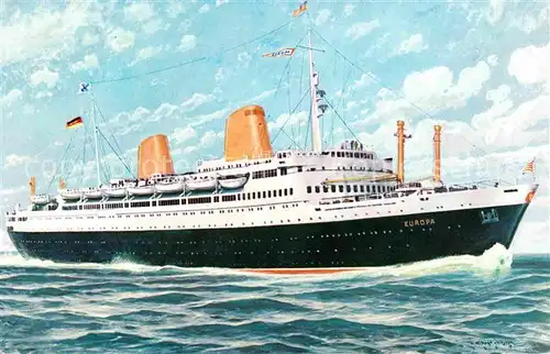 AK / Ansichtskarte Dampfer Oceanliner MS Europa  Kat. Schiffe