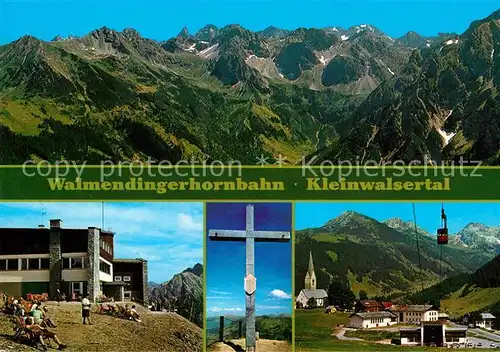 AK / Ansichtskarte Seilbahn Walmendingerhorn Kleinwalsertal  Kat. Bahnen