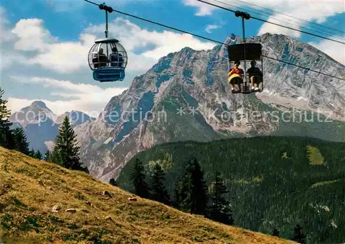 AK / Ansichtskarte Seilbahn Jenner Watzmann Steinernes Meer  Kat. Bahnen