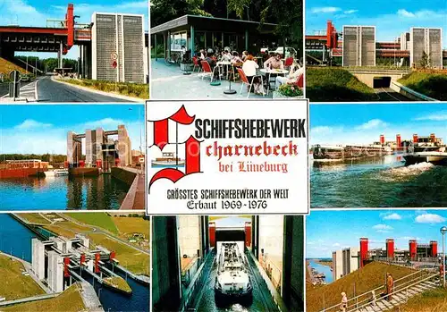AK / Ansichtskarte Schiffe Ships Navires Schiffshebewerk Scharnebeck Lueneburg 