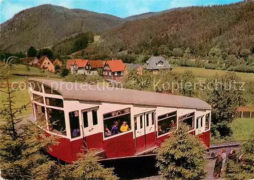 AK / Ansichtskarte Zahnradbahn Bergbahn Oberweissbach Talstation Obstfelderschmiede  Kat. Bergbahn