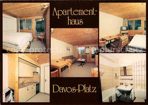 AK / Ansichtskarte Davos Platz GR Apartement Haus Kat. Davos