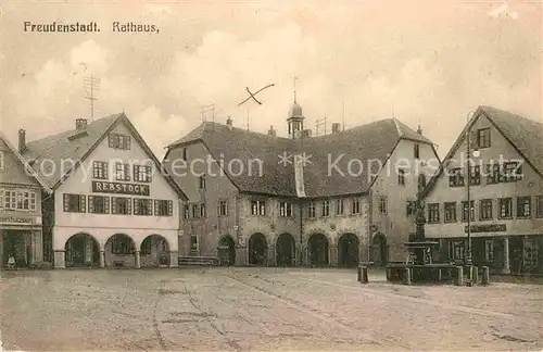 AK / Ansichtskarte Freudenstadt Rathaus  Kat. Freudenstadt