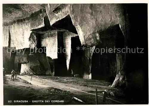 AK / Ansichtskarte Siracusa Grotta dei Cordari Kat. Siracusa