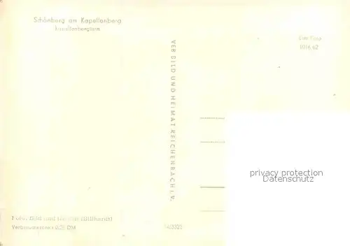 AK / Ansichtskarte Schoenberg Altmark am Kapellenberg mit Bergturm Kat. Schoenberg Altmark