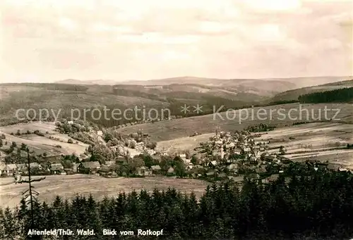 AK / Ansichtskarte Altenfeld Thueringen Blick vom Rotkopf Kat. Altenfeld