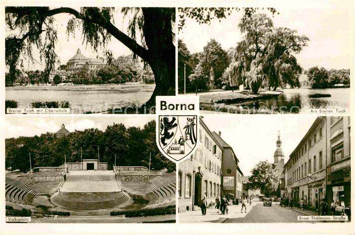 Borna Leipzig Breiter Teich Kat. Borna Nr. kf11673 oldthing