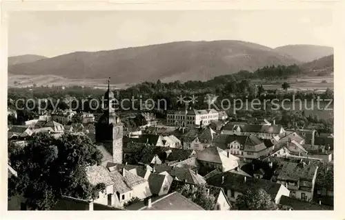 AK / Ansichtskarte Bad Blankenburg Teilansicht mit Kirche Handabzug Kat. Bad Blankenburg