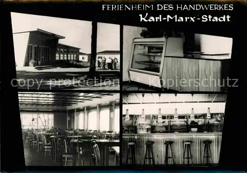 AK / Ansichtskarte Breege Ruegen Ferienheim des Handwerks Karl Marx Stadt Handabzug Kat. Breege