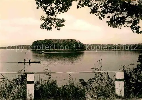 AK / Ansichtskarte Wermsdorf Kanufahren auf dem Horstsee Kat. Wermsdorf