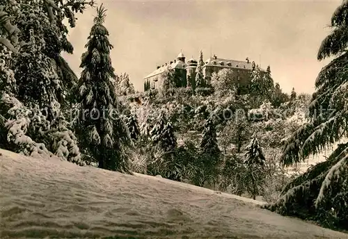 AK / Ansichtskarte Blankenburg Harz Schloss Schule des VDK Winterpanorama Kat. Blankenburg