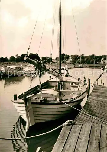 AK / Ansichtskarte Zinnowitz Ostseebad Seglerhafen am Achterwasser