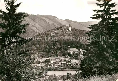 AK / Ansichtskarte Leutenberg Thueringen Panorama Blick zum Schloss Friedensburg Kat. Leutenberg