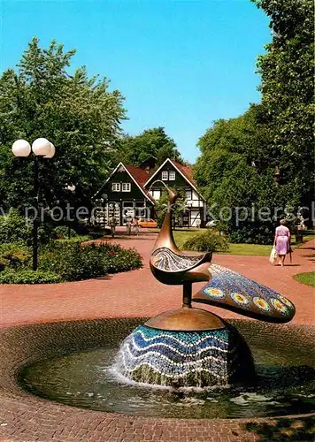 AK / Ansichtskarte Bad Sassendorf Springbrunnen im Kurpark Kat. Bad Sassendorf