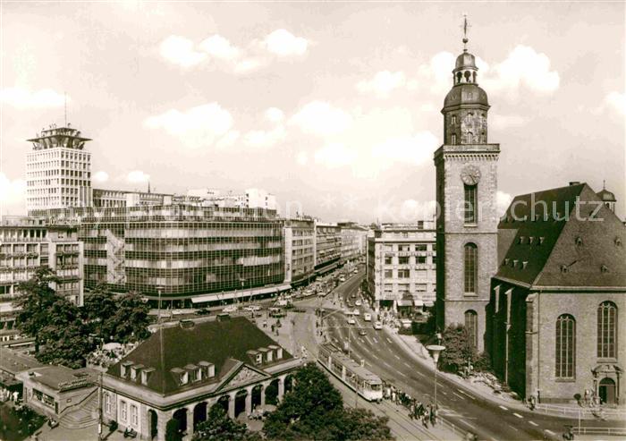 AK / Ansichtskarte Strassenbahn Frankfurt am Main Hauptwache ...