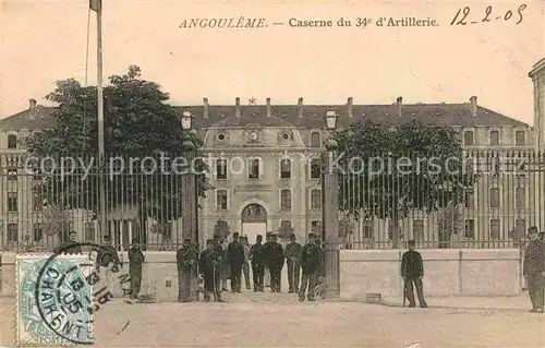 AK / Ansichtskarte Angouleme Caserne du 34e Artillerie Kat. Angouleme