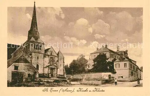 AK / Ansichtskarte Aisne Liege St Erme Kirche und Kloster Kat. 