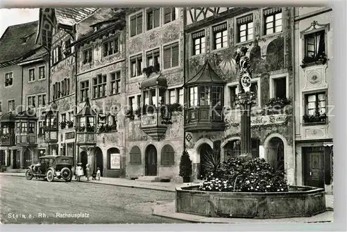 AK / Ansichtskarte Stein Rhein Rathausplatz Kat. Stein Rhein