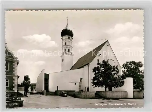 AK / Ansichtskarte Jettingen Jettingen Scheppach Pfarrkirche St Martin Kat. Jettingen Scheppach