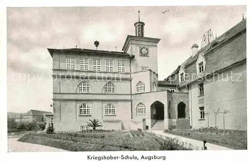 AK / Ansichtskarte Kriegshaber Schule  Kat. Augsburg