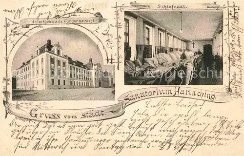 AK / Ansichtskarte Muenchen Staedt. Sanatorium Harlaching  Kat. Muenchen
