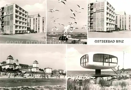 AK / Ansichtskarte Binz Ruegen Strand FGDB Heim Stubbenkammer Kat. Binz