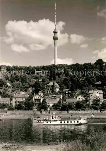 AK / Ansichtskarte Dresden Wachwitz Fernsehturm Kat. Dresden Elbe