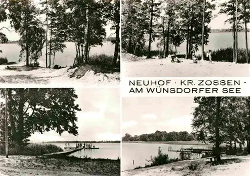 AK / Ansichtskarte Neuhof Zossen Partien am Wuensdorfer See