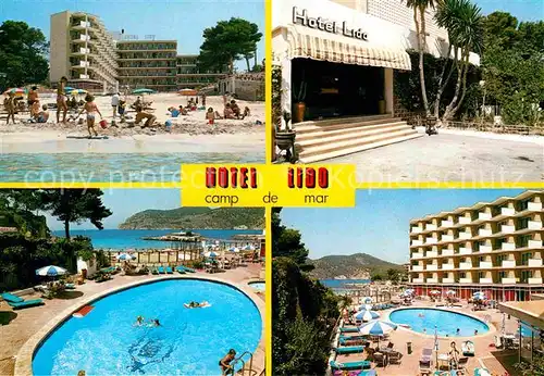 AK / Ansichtskarte Camp de Mar Hotel Lido Strand Swimming Pool Kat. Andratx Mallorca