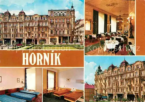 AK / Ansichtskarte Marianske Lazne Zotavovna ROH Hornik Restaurant Hotel Kat. Marienbad