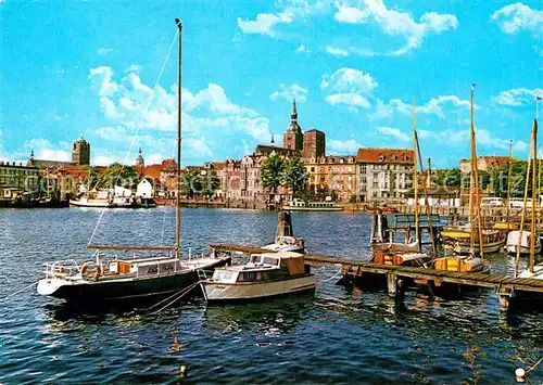 AK / Ansichtskarte Stralsund Mecklenburg Vorpommern Hafen Kat. Stralsund