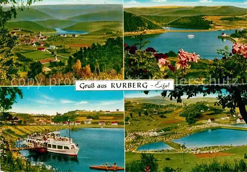 AK / Ansichtskarte Rurberg Personenschiff Talsperre Panorama  Kat. Simmerath