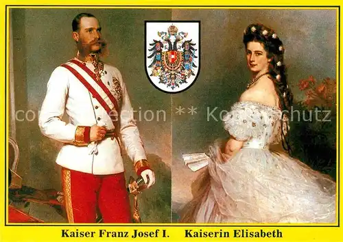 AK / Ansichtskarte Adel oesterreich Kaiser Franz Josef I. Kaiserin Elisabeth  Kat. Koenigshaeuser