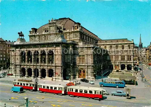 AK / Ansichtskarte Oper Wien Strassenbahn Kat. Musik