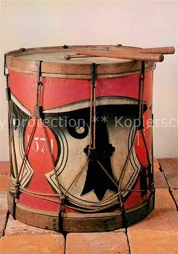 AK / Ansichtskarte Musikinstrument Trommel 1571 Basel  Kat. Musik