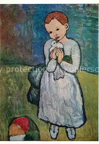 AK / Ansichtskarte Picasso Pablo Child with a Dove  Kat. Kuenstlerkarte
