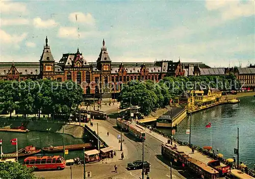 AK / Ansichtskarte Bahnhof Amsterdam Centraal Station  Kat. Eisenbahn