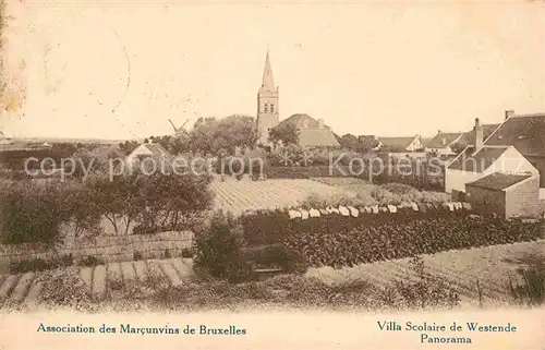 AK / Ansichtskarte Bruxelles Bruessel Villa Scolaire de Westende Panorama Kat. 