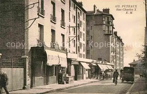 AK / Ansichtskarte Puteaux Rue Charles X  Kat. Puteaux