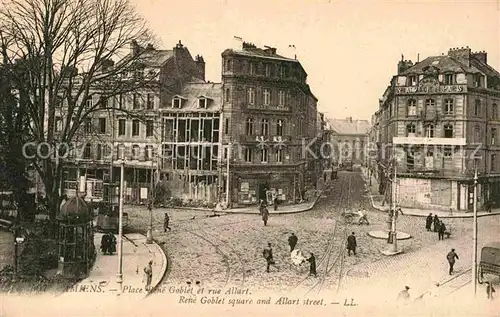 AK / Ansichtskarte Amiens Place Rene Goblet et rue Allart Kat. Amiens