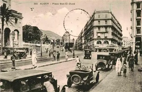 AK / Ansichtskarte Alger Algerien Place Bab El Oued