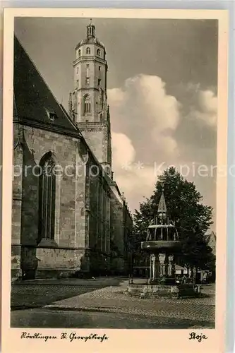 AK / Ansichtskarte Noerdlingen Sankt Georgskirche Kat. Noerdlingen