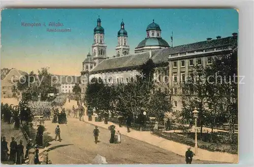 AK / Ansichtskarte Kempten Allgaeu Residenzplatz Kat. Kempten (Allgaeu)