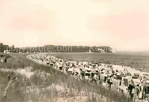 AK / Ansichtskarte Goehren Ruegen Strand Kat. Goehren Ostseebad Ruegen