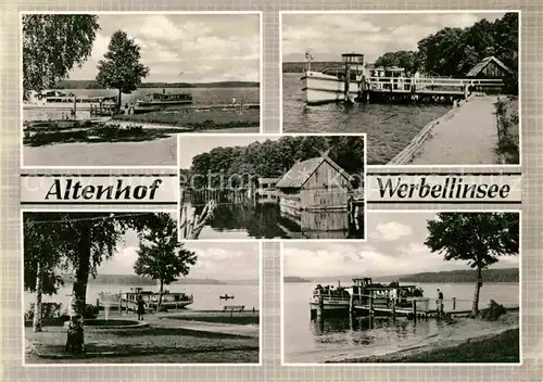 AK / Ansichtskarte Altenhof Werbellinsee Seepartien Anlegestelle